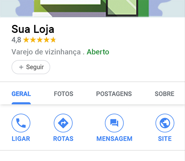 Perfil Loja no Google Meu Negócio